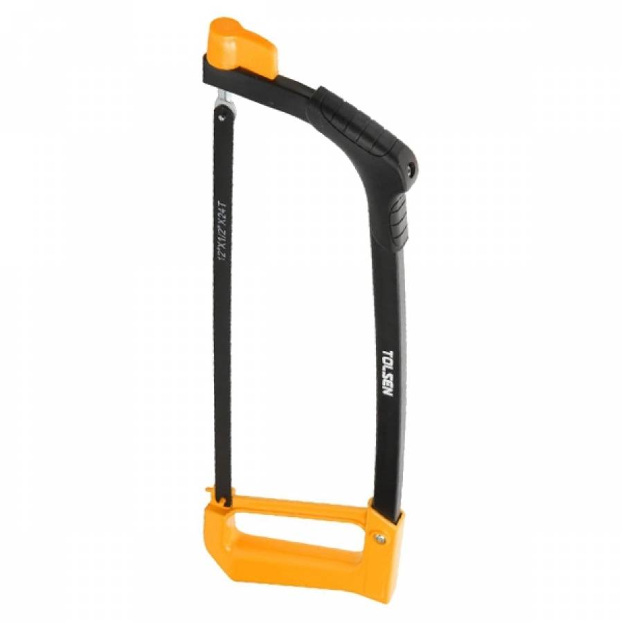Cadru Inclinat Tubular Din Otel Lacuit Patrat , Dimensiune Lama 300 Mm , Cu Maner Din Aluminiu Inclusiv 1 Panza De Bomfaier , Maner Ergonomic , Negru/galben