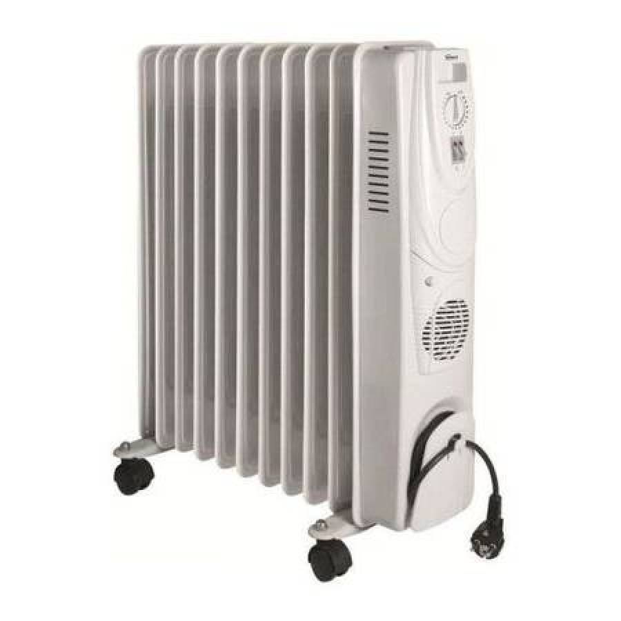 Calorifer Profesional Cu Ulei Klausstech, 3 Trepte De Putere , Tensiune Alimentare 220 V , Putere Maxima 2000 W , Termostat Pentru Controlul Puterii , Indicator Luminos , Protectie La Supraincalzire , Culoare Alb