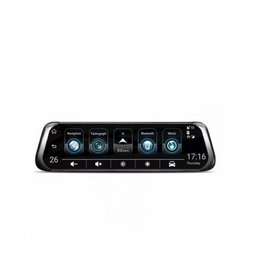Camera Auto Tip Oglinda Retrovizoare Klausstech, Functie Night Vision , Dimensiune Camera 10 Inch, Display Lcd, Doua Camere