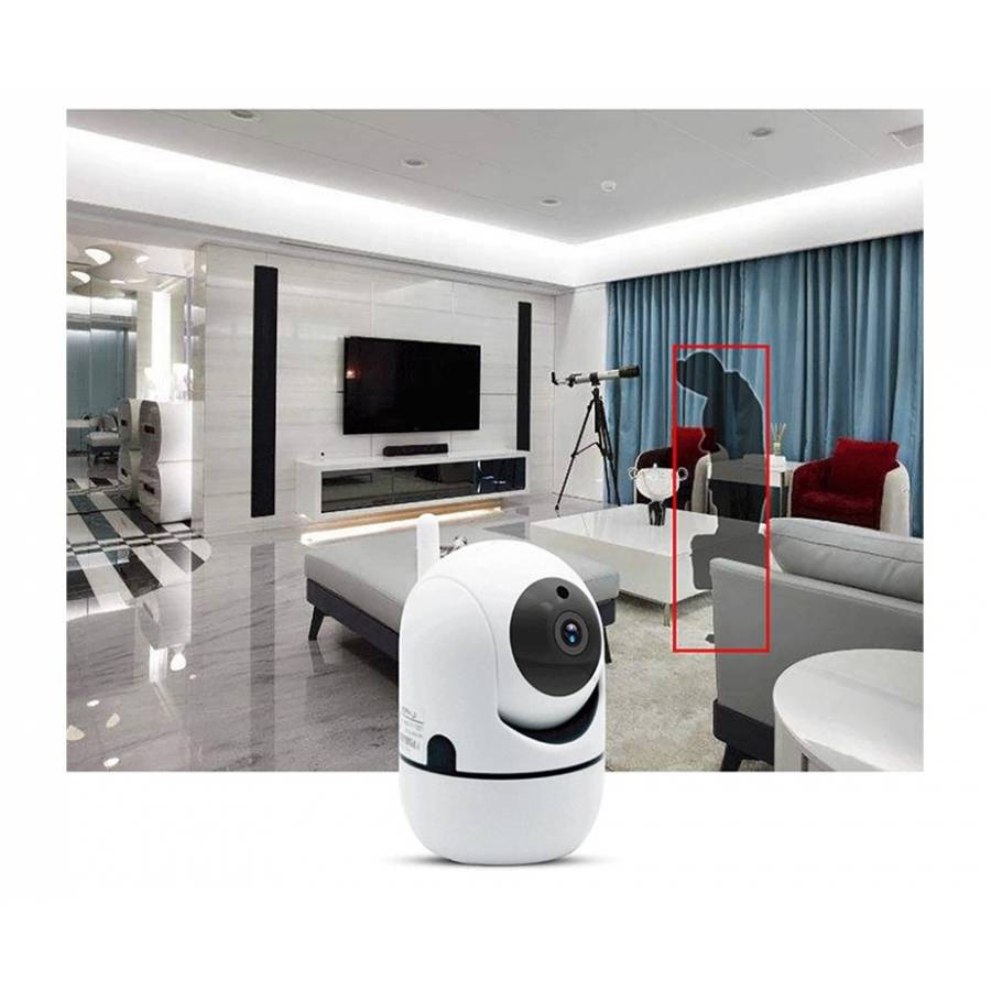 Camera Klausstech De Supraveghere Wireless, Conectivitate Wi-fi, Rezolutie 1280 X 720p, Unghi De Vizualizare 90°, Compatibila Android & Ios, Design Modern, Alb