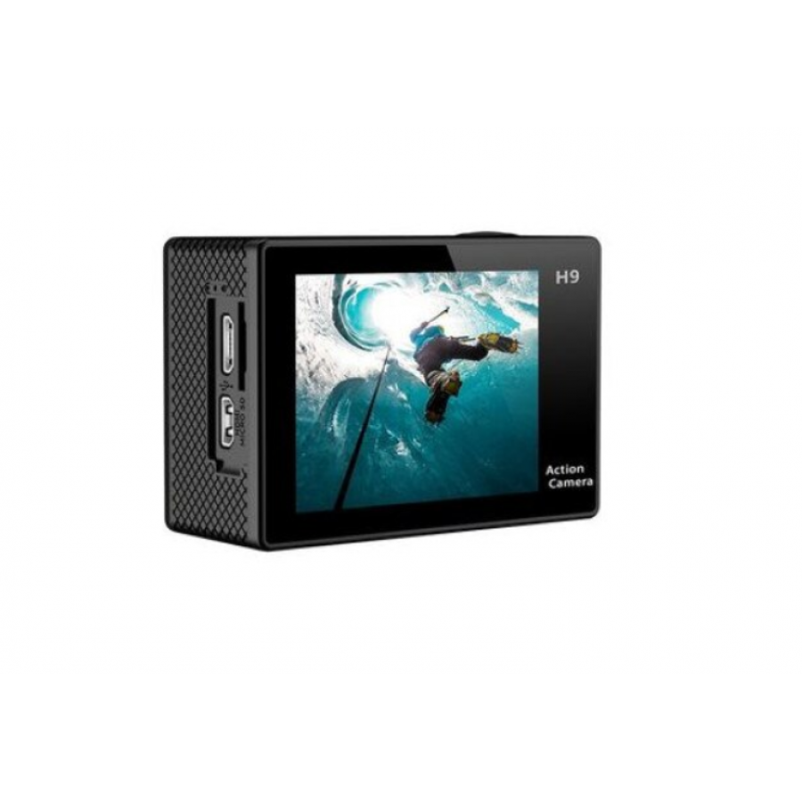 Camera Sport Klausstech, 4k, Rezistenta La Apa, Micro Usb, Hdmi, Unghi De 170 Grade, Autonomie Crescuta, Compacta Si Ergonomica, Folosita In Diferite Sporturi, Negru