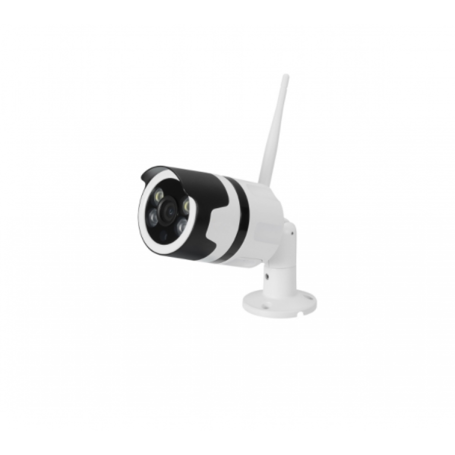 Camera Wifi Exterior Pentru Supraveghere Klausstech, Rezistenta La Apa, 10 W, Card Tf, Rezolutie 720p/1080p, Dc 12v 1a, Instalare Usoara, Alb