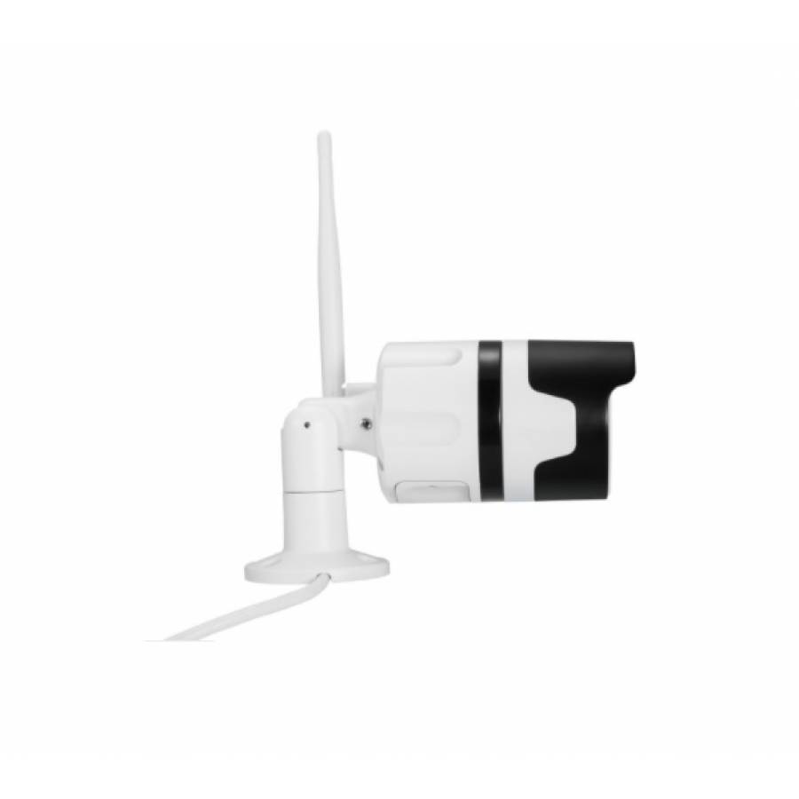 Camera Wifi Exterior Pentru Supraveghere Klausstech, Rezistenta La Apa, 10 W, Card Tf, Rezolutie 720p/1080p, Dc 12v 1a, Instalare Usoara, Alb