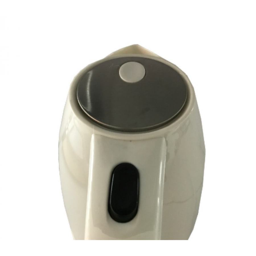 Cana Fierbator De 1.7 L, Putere 2200w, On / Off Cu Led, Talpa De Inox, 220-240 V/50-60 Hz, Cana Detasabila, Gradaj, Culoare Alb