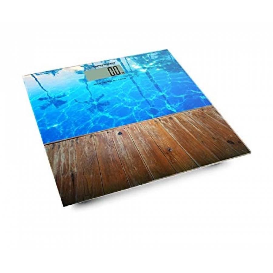 Cantar Corporal, Echipat Cu 4 Senzori, Capacitate Maxima 180 Kg, Afisaj Lcd, Pornire Automata, Design Modern, Print