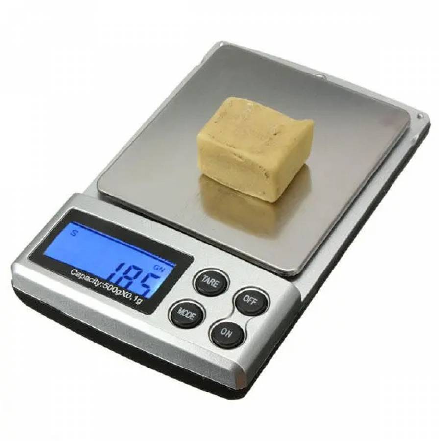 Cantar De Bijuterii Cu Husa Klausstech, 500g X 0.1, Auto Calibrare, Precizie Ridicata, Lcd, Negru