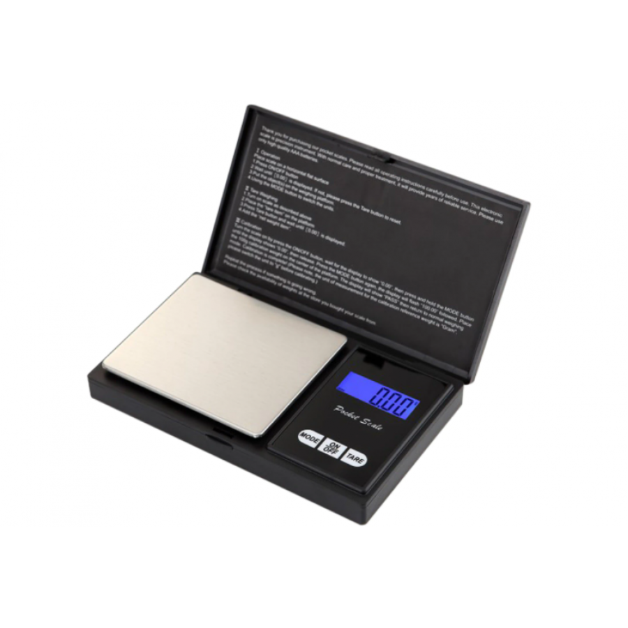 Cantar De Bijuterii Klausstech, 500g X 0.01,  Auto Calibrare,  Precizie Ridicata, Lcd, Usor De Folosit, Design Compact Si Ergonomic, Negru