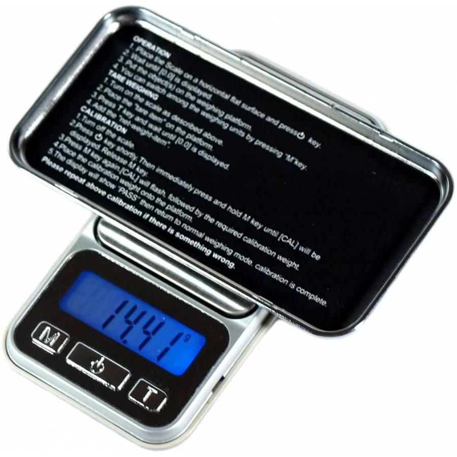 Cantar De Bijuterii Klausstech, 500g X 0.01,  Auto Calibrare,  Precizie Ridicata, Negru