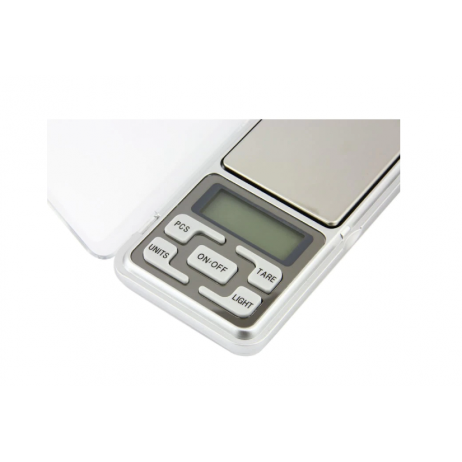 Cantar De Bijuterii Klausstech Profesional, Capacitate 200 G Cu Precizie De 0.1 G, Functie Tara, Buton On/off, Unitati De Masura Gr,ct,oz,gs, 2 X Aaa Baterii, Alb