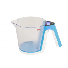 Cantar De Bucatarie, Digital, Cana Gradata, Display Lcd, Functie De Tara, Oprire Automata, Capacitate 2kg, Precizie 1gr, Bleu