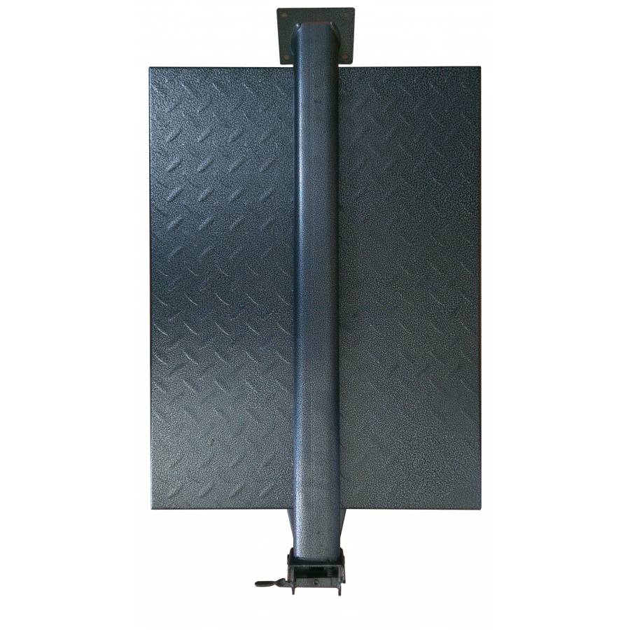 Cantar Electronic Cu Platforma Din Otel Inoxidabil, 500kg, Brat Pliabil, Gri