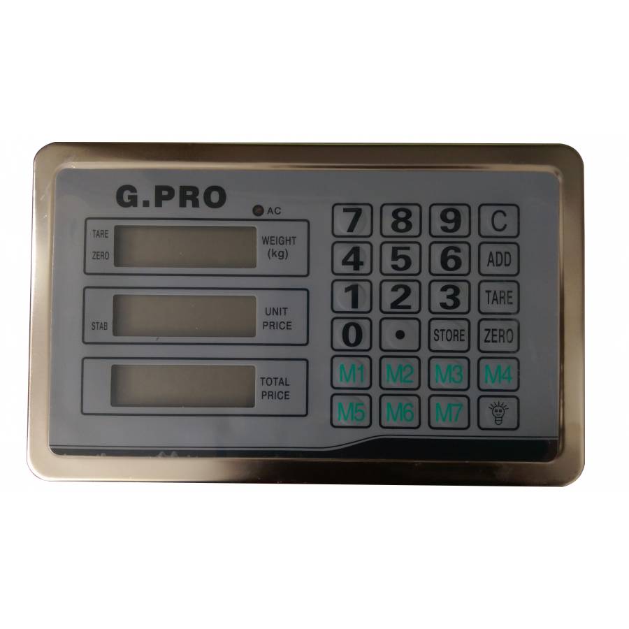 Cantar Electronic Cu Platforma Klausstech , 500kg, Brat Pliabil, Gri