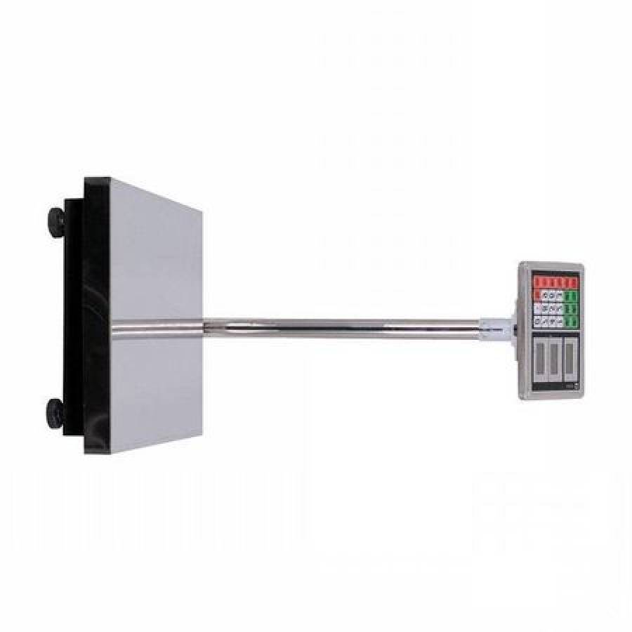 Cantar Electronic Cu Platforma Klausstech, Capacitate 500 Kg, Afisaj Lcd, Acumulator Si Platan Din Inox, Design Ergonomic