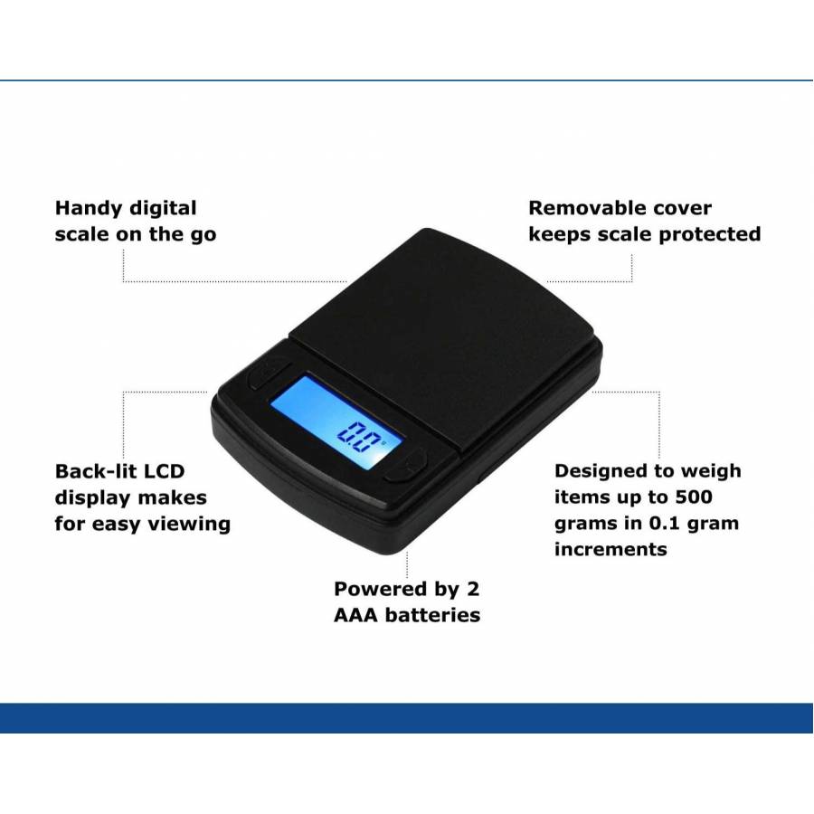 Cantar Pentru Bijuterii De Buzunar Klausstech, 600g X 0.1g, Afisaj Lcd, Acuratate Ridicata, Dimensiuni Reduse, Auto-oprire Dupa 60 De Secunde, Negru