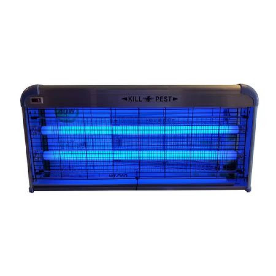 Capcana Electrica Cu Lampi Uv Klausstech , Anti-insecte Precum Tantari/muste/molii , Putere Mare De 40 W, Utilizare Pentru Interior/exterior, Aliaj Din Aluminiu , Argintiu