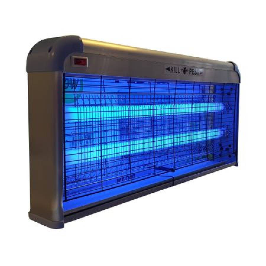 Capcana Electrica Cu Lampi Uv Klausstech , Anti-insecte Precum Tantari/muste/molii , Putere Mare De 40 W, Utilizare Pentru Interior/exterior, Aliaj Din Aluminiu , Argintiu