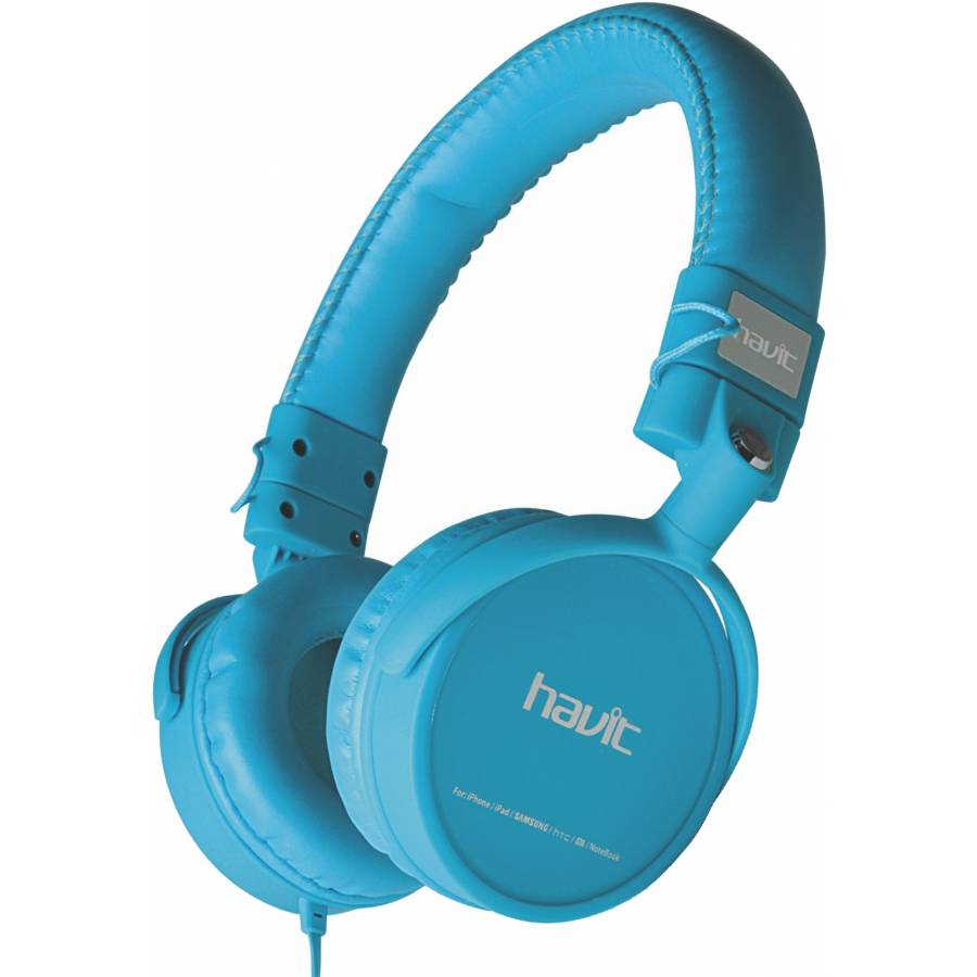 Casti Audio Cu Fir , Havit , Culoare Albastru