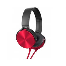 Casti Audio Cu Fir Klausstech, Design Ergonomic, Compatibilitate Universala, Mp3 Player, Fm, Microfon, Sunet Clar Si Puternic, Extra Bass, Greutate Redusa, Control Volum, Usor De Folosit, Negru/rosu