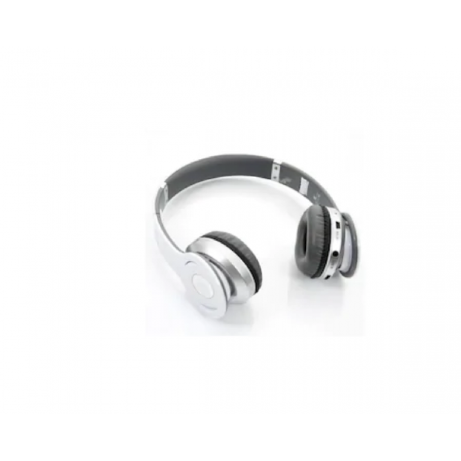 Casti Audio Cu Functia Bluetooth , Tehnologie Bass Puternic, Tip Wireless, Aux In, Tf Card, Radio Fm, Tuner Automat, Conecteare Stereo 3.5 Mm, Utilizare Multimedia, Culoare Alb