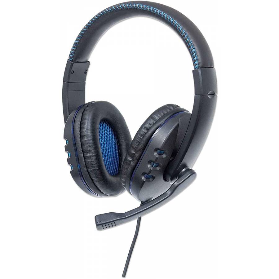 Casti Audio De Gaming Klausstech, Microfon, Led-uri, Control Volum, Buton Mute, Conectare Prin Usb, Plug&play, Design Ergonomic, Usor De Utilizat, Negru