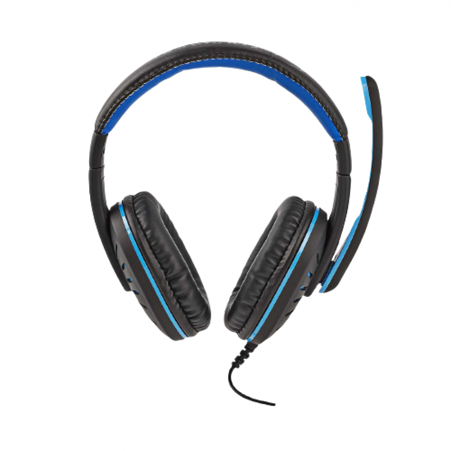 Casti Audio De Gaming, Microfon, Control Volum, Buton Mute, Plug&play, Design Ergonomic, Usor De Utilizat, Greutate Redusa, Negru/albastru