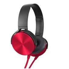 Casti Audio  Extra Bass  Klausstech, Conectare Cu Fir , Jack 3,5 Mm , Culoare Rosu/negru