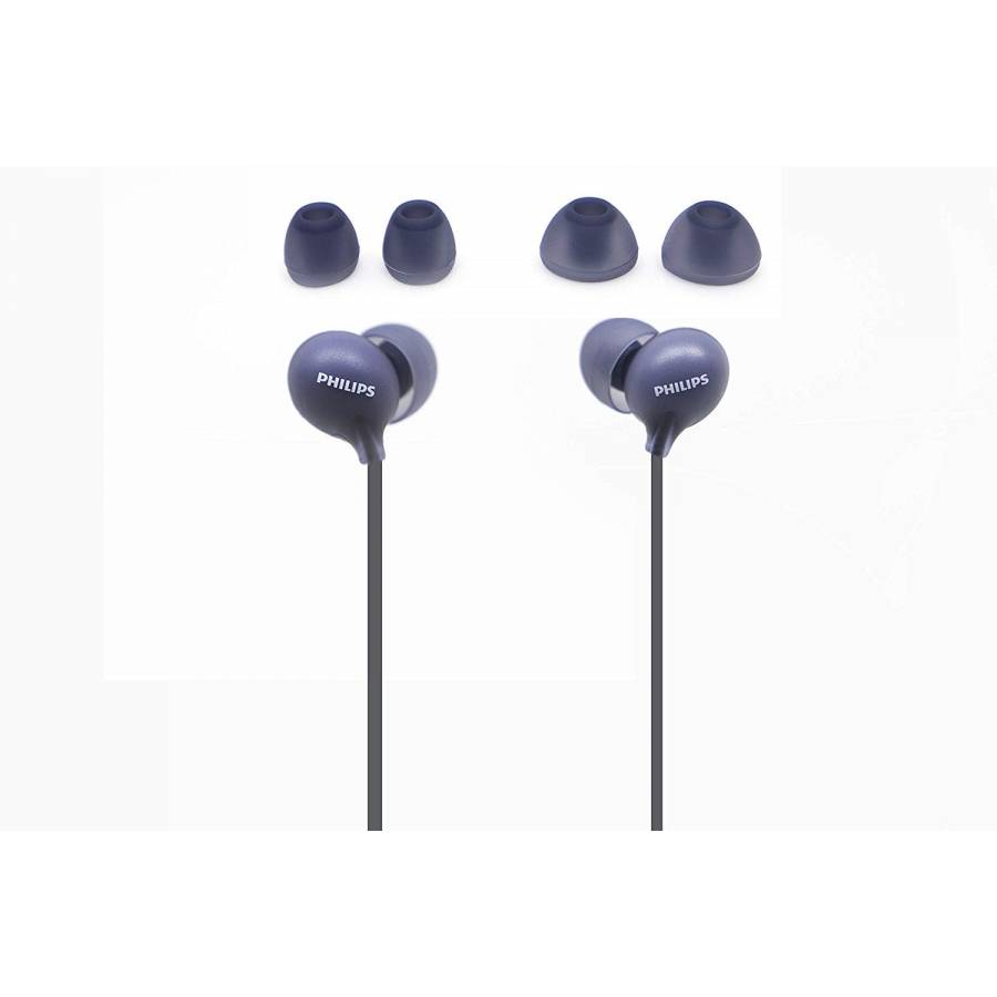Casti Audio Intraauriculare Cu Fir, Philips, Microfon Incorporat, Difuzoare 8.6 Mm, Lungime Cablu 12 Cm, Izolare Sunet, Design Ergonomic, Negru