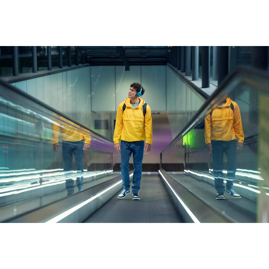 Casti Audio Philips Wireless Cu Bass Boost, Supraauriculare, Difuzoare 32 Mm, Cablu Usb-c, Autonomie 29 H, Acumulator Li-polimer, Albatru