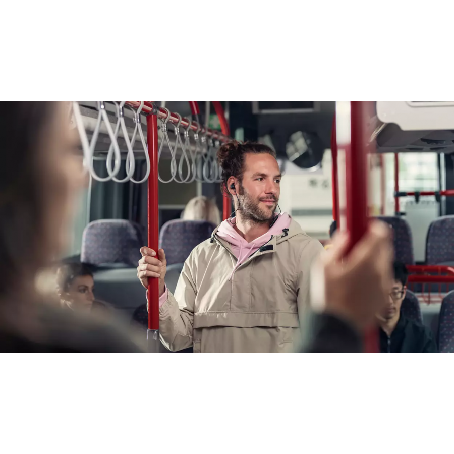 Casti Audio Philips Wireless Intraauriculare Cu Difuzoare De 8.2 Mm, 105 Db, Ndfeb, Raza Pana La 10 M, Cablu Usb C, Baterie Litiu-ion Reincarcabila, Negru