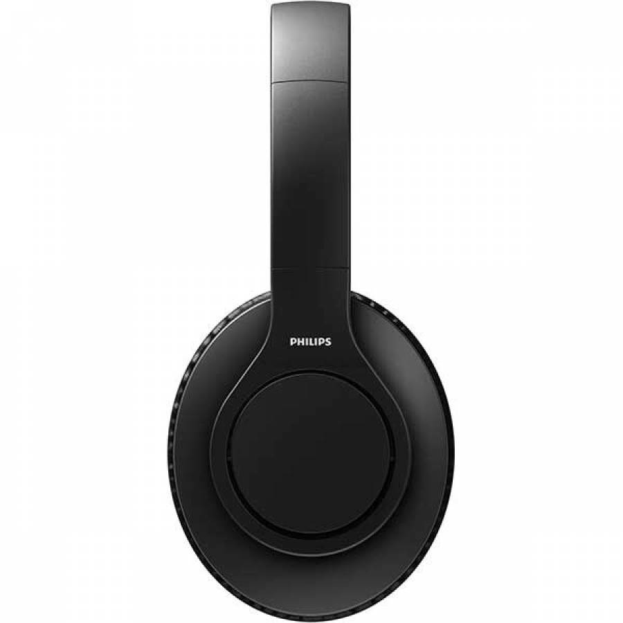 Casti Audio Philips Wireless Pentru Televizor, Difuzoare De 30 Mm, Intrare Audio (3,5 Mm) Pe Transmitator, Adaptor Inclus, Acoperire Transmitator 100m, Negru