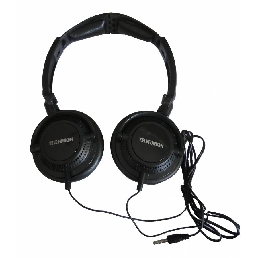 Casti Audio Profesionale Telefunken, Putere 40 W, Diametru Difuzor 40 Mm, Mufa Jack 3,5 Mm, Frecventa De Raspuns 20 Hz - 20 Khz, Impedanta 32 Ω, Design Modern, Negru