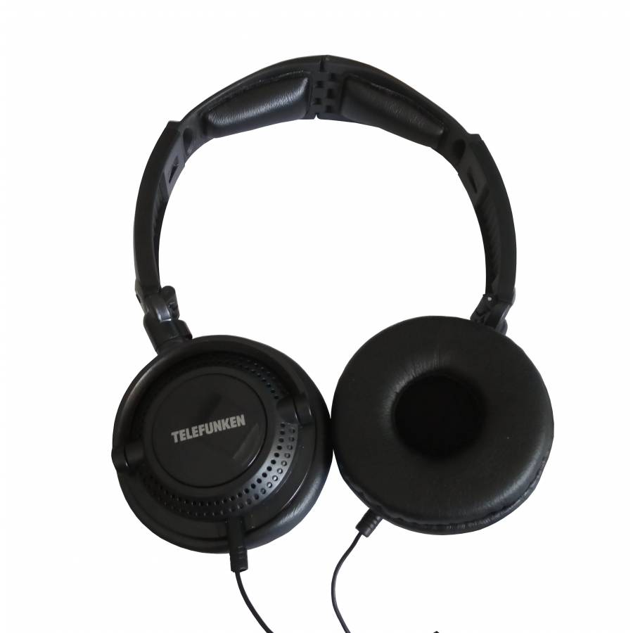 Casti Audio Profesionale Telefunken, Putere 40 W, Diametru Difuzor 40 Mm, Mufa Jack 3,5 Mm, Frecventa De Raspuns 20 Hz - 20 Khz, Impedanta 32 Ω, Design Modern, Negru