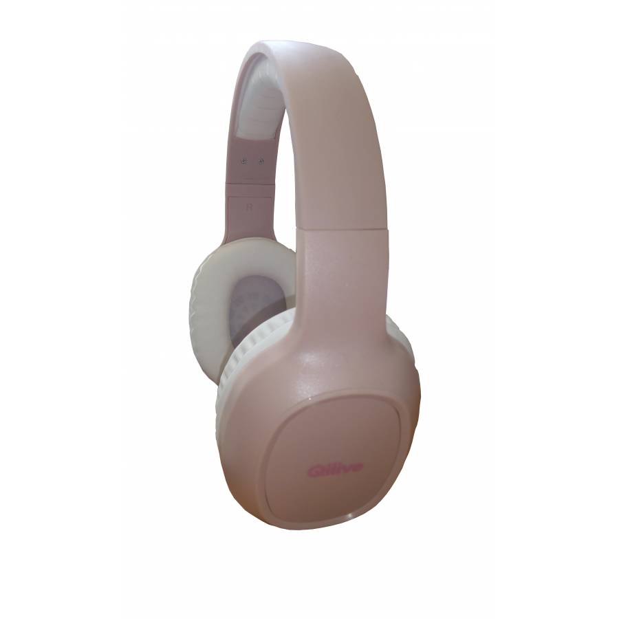 Casti. Audio Qilive , Bluetooth , Functie Hands Free , Culoare Roz