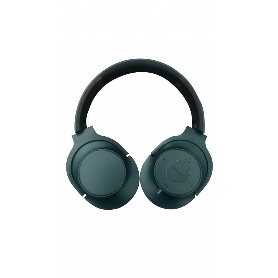 Casti Klausstech Audio Wireless, Fm, Cititor Microsd, Microfon Incorporat Albastre
