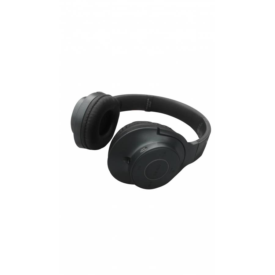 Casti Klausstech Audio Wireless, Fm, Cititor Microsd, Microfon Incorporat Gri