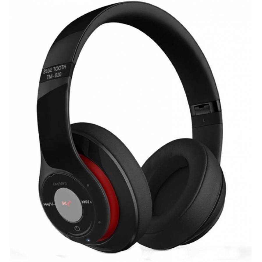 Casti Audio Wireless Klausstech, Design Ergonomic, Compatibilitate Universala, Bluetooth, Microfon, Mp3 Player, Fm, Sunet Clar Si Puternic, Slot Card, Greutate Redusa, Negru