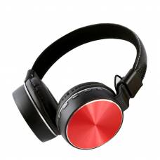 Casti Audio Wireless Klausstech, Design Ergonomic, Compatibilitate Universala, Bluetooth, Mp3 Player, Tf Card, Fm, Microfon, Sunet Clar Si Puternic, Greutate Redusa, Usor De Folosit, Pliabile, Negru/rosu