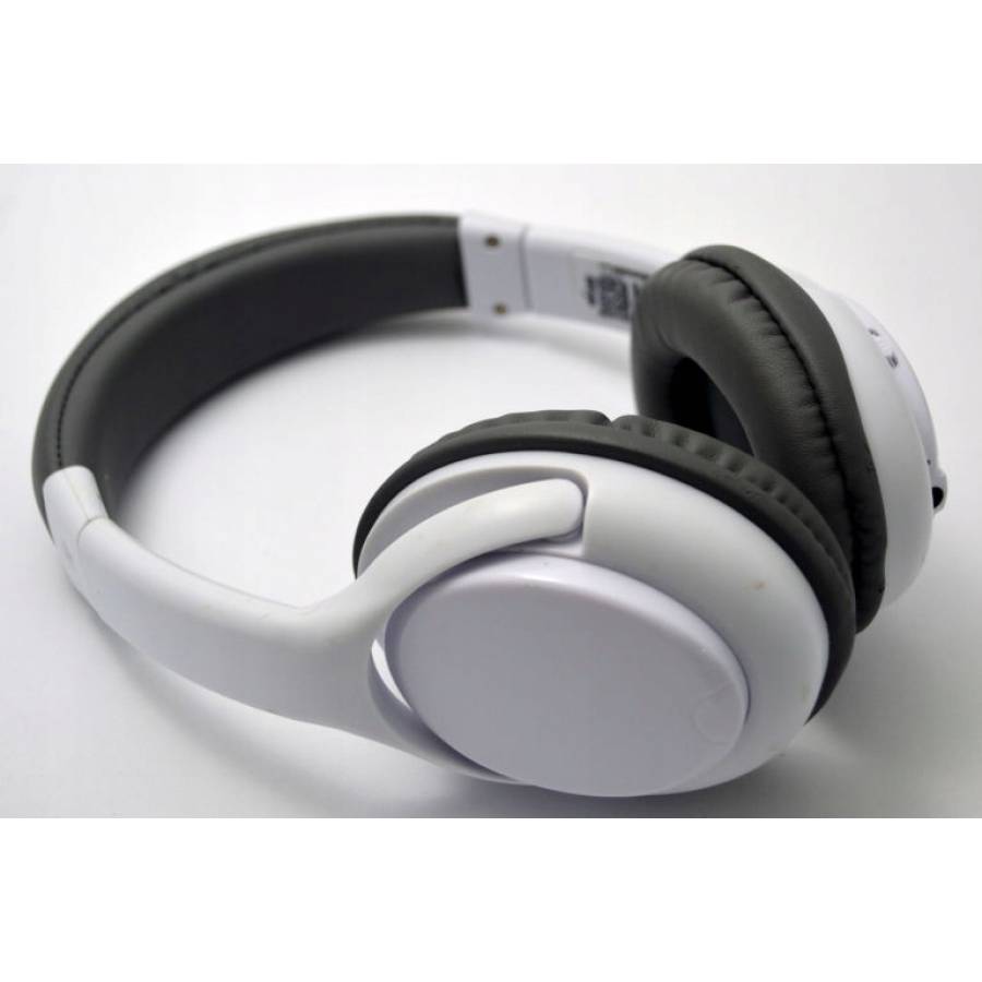 Casti Audio Wireless Klausstech, Microfon Incorporat, Conectivitate Bluetooth 3.0, Acumulator Reincarcabil, Difuzor 40 Mm, Comenzi Pe Casca, Design Modern, Alb