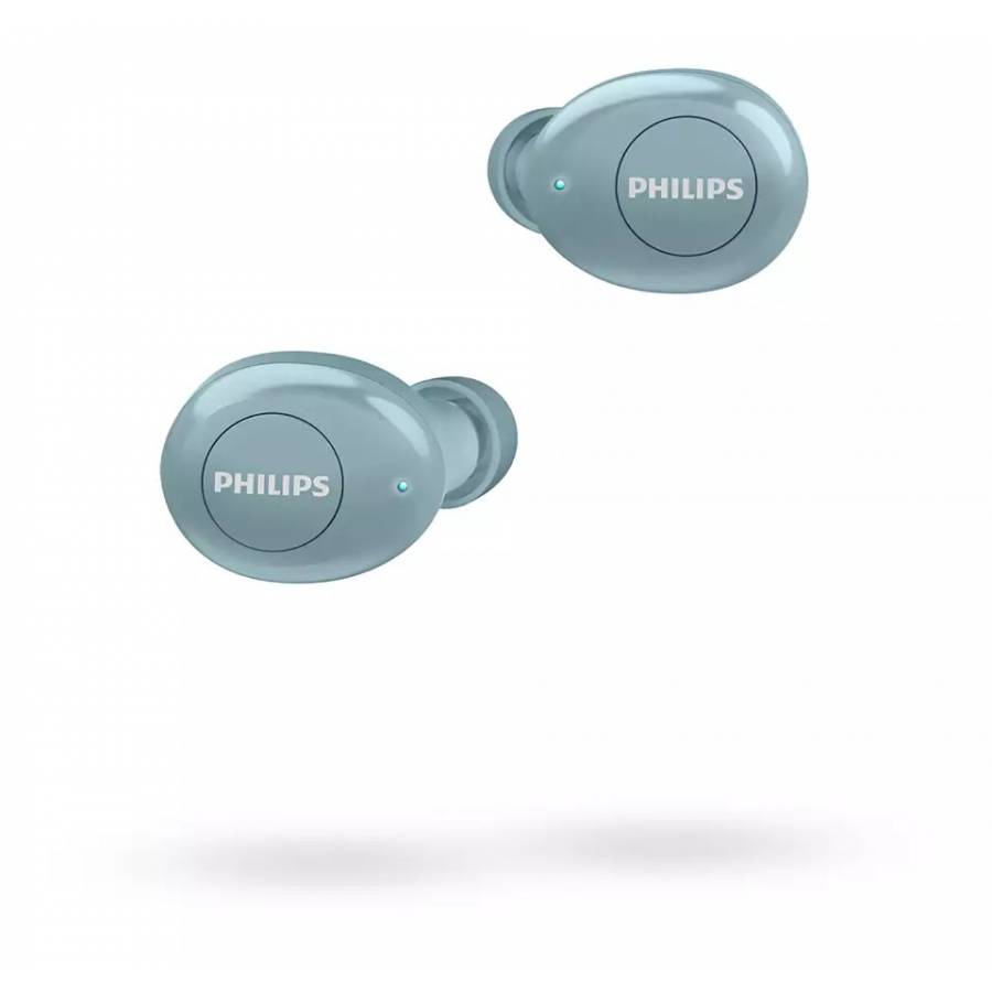 Casti Audio Wireless Philips Cu Design Inchis, Difuzoare 6mm, Bluetooth 5.1, Microfon, Baterie Litiu-ion, 90 Db, Gestionare Apel, Albastru
