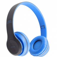Casti Bluetooth KlaussTech, Cu Microfon, Radio, Pliabile, Albastru