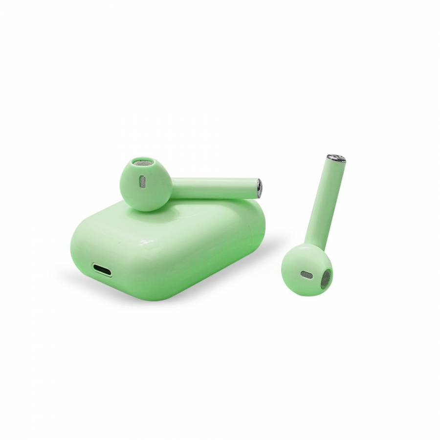 Casti Bluetooth V5.0, Incarcare 70 Min, Autonomie 3-4 Ore, Reducere Zgomot, Distanta 15-25 M, Rezistente Umiditate, Culoare Verde