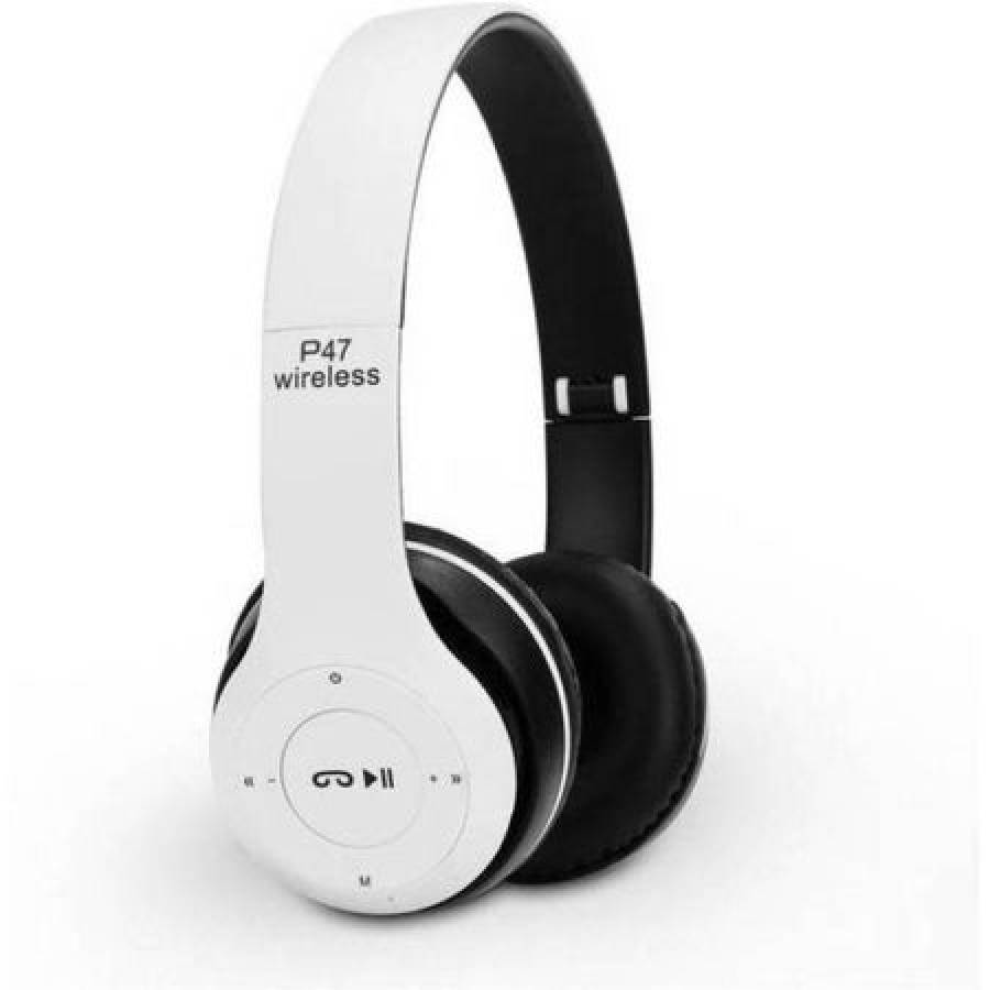 Casti Cu Bluetooth Klausstech , Conectare Aux In Jack 3,5mm, Over The Ear , Culoare Alb