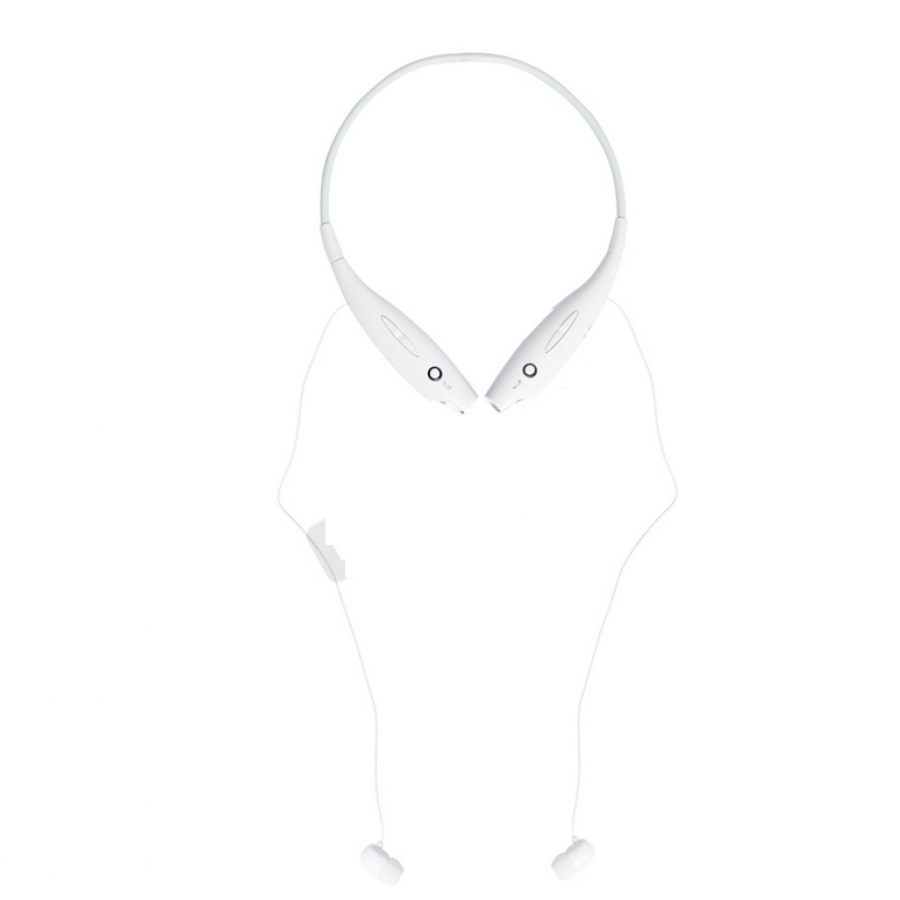 Casti Klausstech Cu Cititor De Carduri, Convorbire 4 H, Bluetooth, Autonomie 10 H, Hands-free, Alerta Apel, Reconectare Automata, Culoare Alb