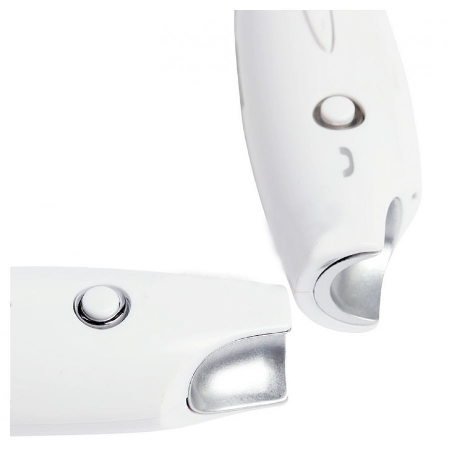 Casti Klausstech Cu Cititor De Carduri, Convorbire 4 H, Bluetooth, Autonomie 10 H, Hands-free, Alerta Apel, Reconectare Automata, Culoare Alb