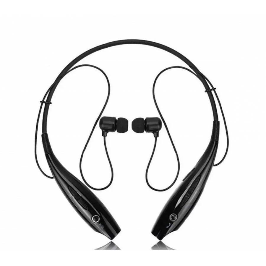 Casti Klausstech Wireless Bluetooth Cu Slot Tf Card, Convorbire 4 H, Autonomie Muzica 10 H, Hands-free, Alerta Apel, Reconectare Automata, Negru