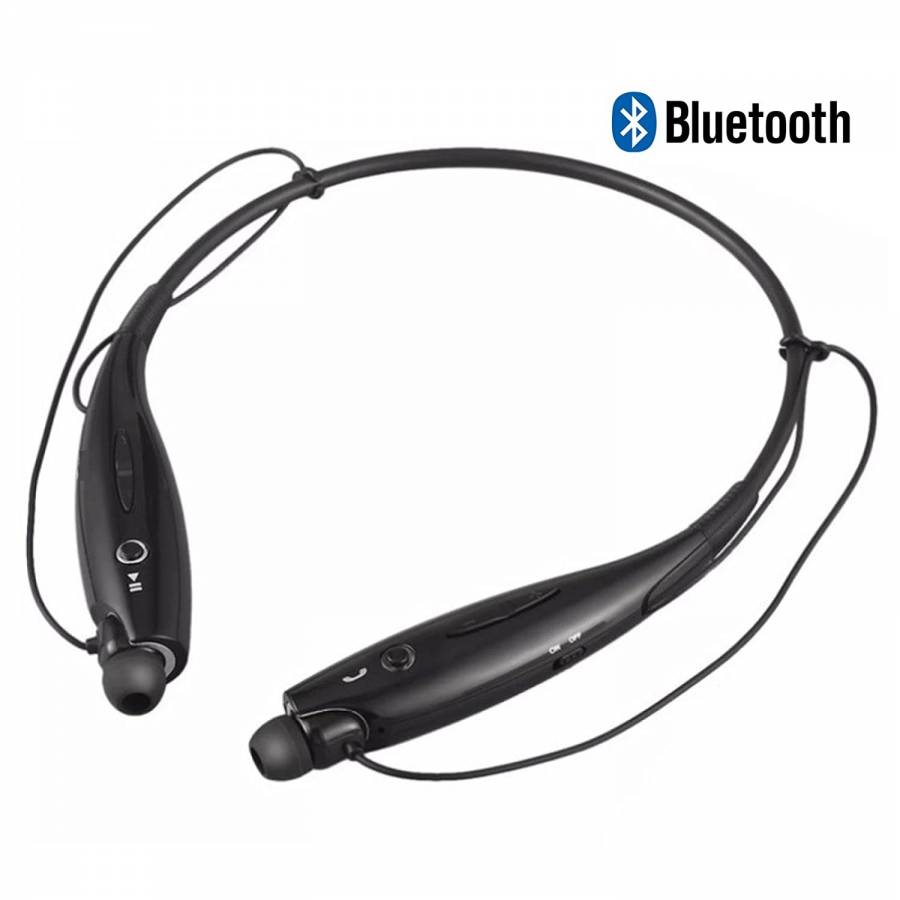 Casti Klausstech Wireless Bluetooth Cu Slot Tf Card, Convorbire 4 H, Autonomie Muzica 10 H, Hands-free, Alerta Apel, Reconectare Automata, Negru