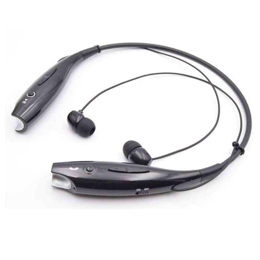 Casti Klausstech Wireless Bluetooth Cu Slot Tf Card, Convorbire 4 H, Autonomie Muzica 10 H, Hands-free, Alerta Apel, Reconectare Automata, Negru