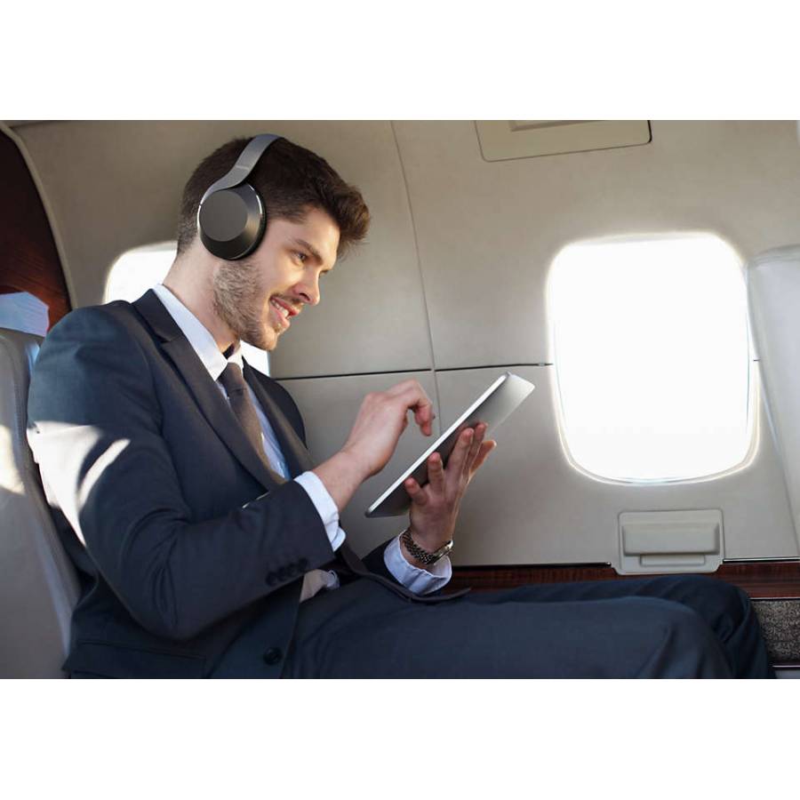 Casti Over-ear Philips Hi-res Wireless, Supraauriculare, Difuzoare 40 Mm, Design Inchis, Bluetooth 5.0, Raza 10 M, Gestionare Apel, Control Volum, Negru