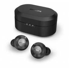 Casti Philips Audio True Wireless, Intraauriculare Cu Bluetooth, Difuzoare 13 Mm, Microfon Incorporat, Incarcare 1.5 H, Timp Convorbire 6h, Redare Muzica 18h, Negru