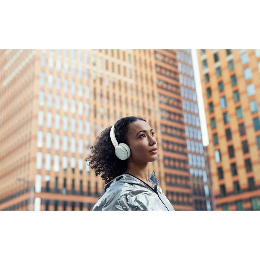 Casti Philips Audio Wireless Supraauriculare Cu Difuzoare De 32 Mm, Cablu Usb-c, Functionare 29 H, Li-polimer, Reducerea Zgomotului, 110 Db, Alb